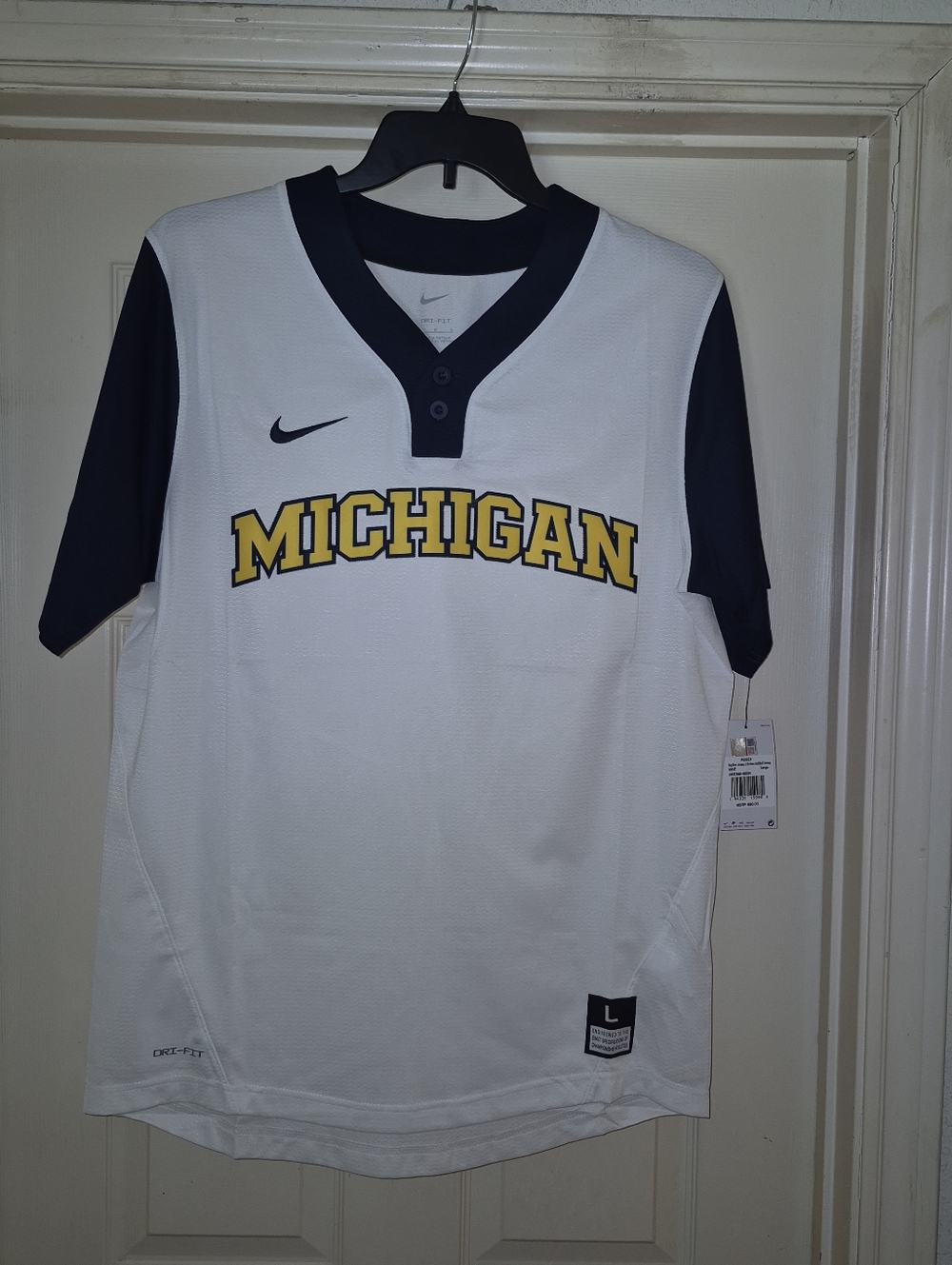 Nike Michigan Wolverines Baseball/Softball Jersey